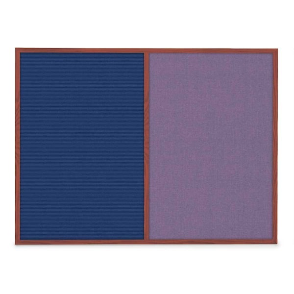 Slim Style Indoor Enclosed Corkboard, 48